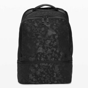 Lululemon Athletica City Adventurer 17L Black Camo Backpack